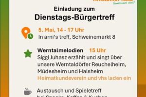 Werntal-Melodien - Dienstags-Bürgertreff