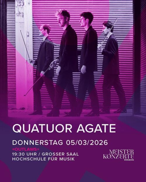 meisterkonzerte-wurzburg-quatuor-agate-outlaws