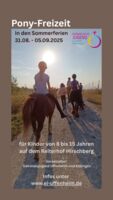 Ponyfreizeit in den Sommerferien der Dekanatsjugend Uffenheim im Reiterhof Hirschberg (Hessen)