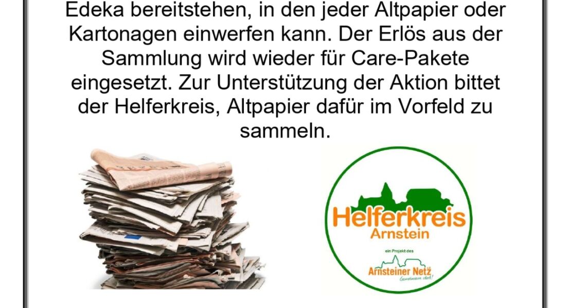altpapiersammlung