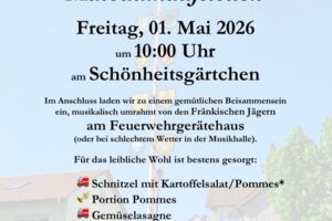 Einladung zur traditionellen Maibaum-Aufstellung