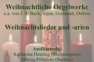 Festliches Weihnachtskonzert bei Kerzenschein