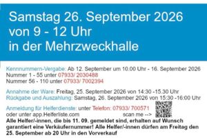 Kinderkleiderbörse in Creglingen