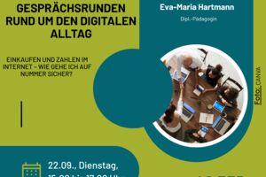 Einkaufen und Zahlen im Internet - Gesprächsrunde rund um den digitalen Alltag