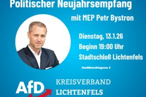 Politischer Neujahrsempfang mit Petr Bystron (MEP)