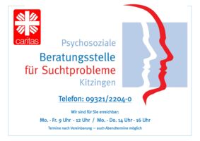 Psychosoziale Beratungsstelle für Suchtprobleme beim Caritasverband für dem Landkreis Kitzingen - Außenstelle Volkach