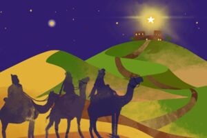 Die drei Weisen gehn auf Reisen-Musikalisches Krippenspiel in Familiengottesdienst