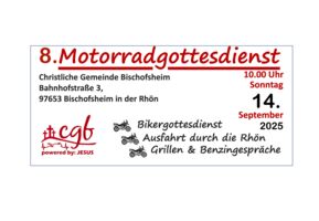 8. Motorradgottesdienst in Bischofsheim