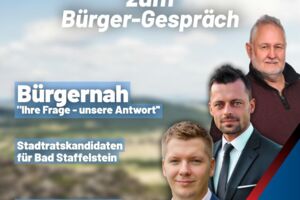 Vorstellung der Stadtratskandidaten der AfD für Bad Staffelstein