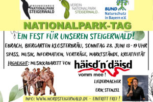 Steigerwald Nationalpark-Tag am 28.06.2026 inEbrach