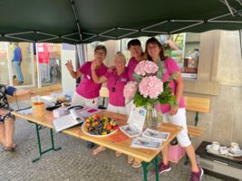 Informationstand der Tagespflege am Kitzinger Bummeltag
