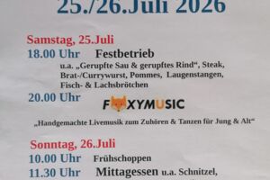 Feiern um zu Helfen! - Waldfest der Eigenheimer Schraudenbach
