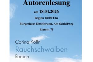 Autorenlesung zum Roman Rauchschwalben