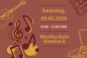 Tag der offenen Türe der Musikschule Hambach