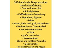 Hofflohmarkt im AWO Marie-Juchacz-Haus