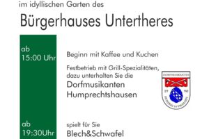 Lindenfest an Fronleichnam mit Blasmusik