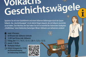 Winter-Special – Volkachs Geschichtswägele inkl. Glühwein