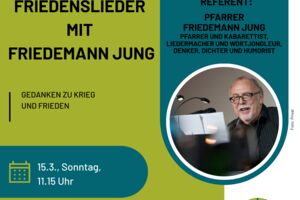 Friedenslieder mit Friedemann Jung