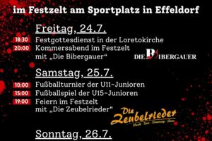 Vereinsjubiläum 60 Jahre DJK Effeldorf