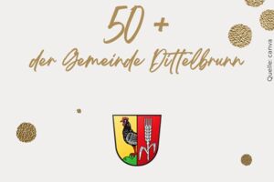 Einladung zum weihnachtlichen Singen der Senioren 50 + der Gemeinde Dittelbrunn