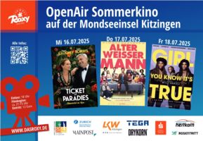 OpenAir-Sommerkino auf der Mondseeinsel im Freibad Kitzingen