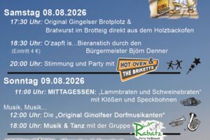 37. Backhausfest Ginolfs