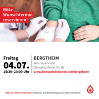 Blutspende Bergtheim