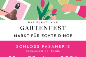 Das Fürstliche Gartenfest Markt für echte Dinge