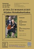 JUBILÄUMSKONZERT- 10 JAHRE WKG