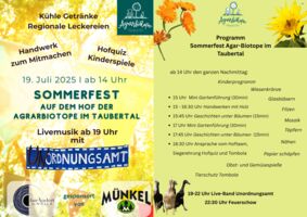 Sommerfest Agrarbiotope im Taubertal