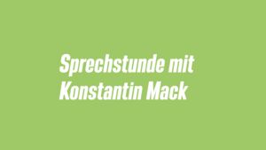 Sprechstunde