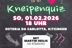 Kneipenquiz mit Martin Heilig, Grüner OB in Würzburg
