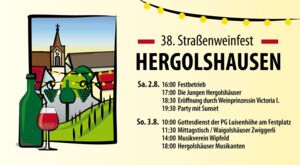 38. Straßenweinfest Hergolshausen