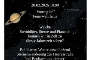 Sternenabend Zell - Der Winterhimmel