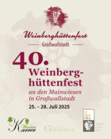 40. Weinberghüttenfest an den Mainwiesen