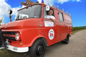 Rundtour mit dem Feuerwehr-Oldtimer