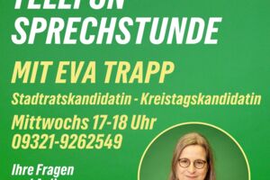 Telefonsprechstunde mit Eva Trapp von BÜNDNIS 90/DIE GRÜNEN