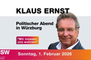 Politischer Abend mit Klaus Ernst (BSW)