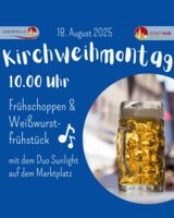 Frühschoppen mit Weißwurstfrühstück