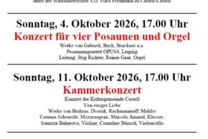40 Jahre Casteller Musiktage 2026
