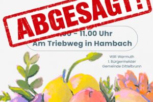 Gemeindlicher Obstbaumverstrich - Abgesagt