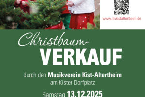 Christbaumverkauf vom Musikverein Kist-Altertheim