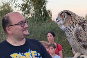 Jäger der Nacht in der Kiesgrube