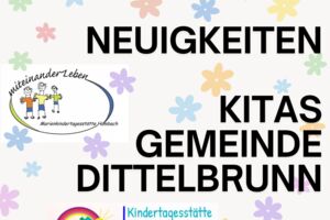 Kita-Anmeldung der Gemeinde Dittelbrunn ab sofort möglich