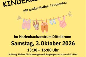 Kinderkleidermarkt der Kindertagesstätte Am Sonnenteller Dittelbrunn