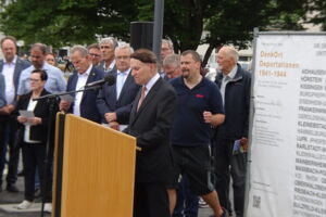 Öffentliche Führung am DenkOrt Deportationen