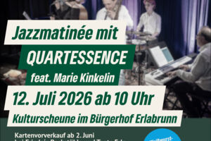 Jazz Matinee mit QUARTESSENCE feat. Marie Kinkelin in der Kulturscheune Erlabrunn