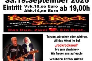 Rockrocksoul - das besondere Duo / 2 Herzen, ein Beat