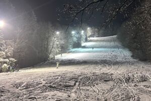 Liftbetrieb am Skilift Burgbernheim
