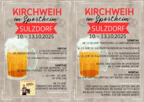Sulzdorfer Kirchweih im Sportheim